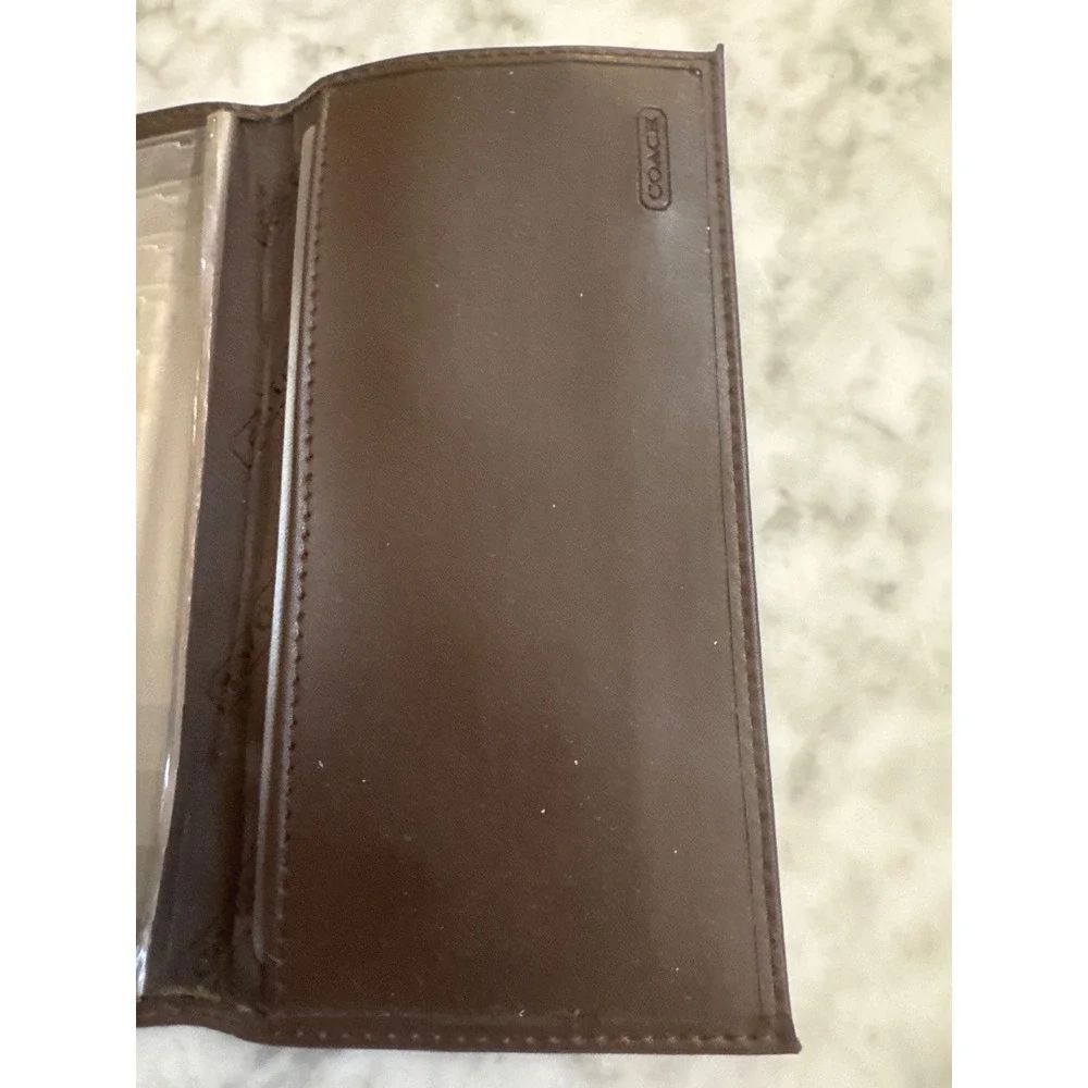 Coach checkbook cover